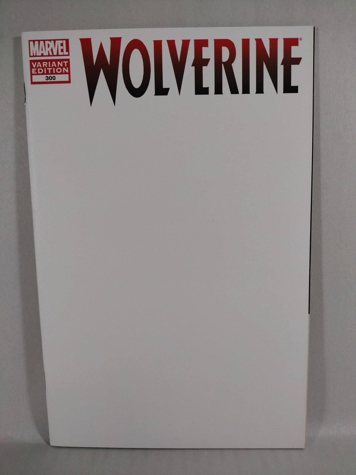 Wolverine #300 (2012) Marvel Comic Blank Sketch Cover Variant NM