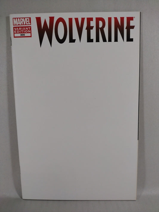 Wolverine #300 (2012) Marvel Comic Blank Sketch Cover Variant NM