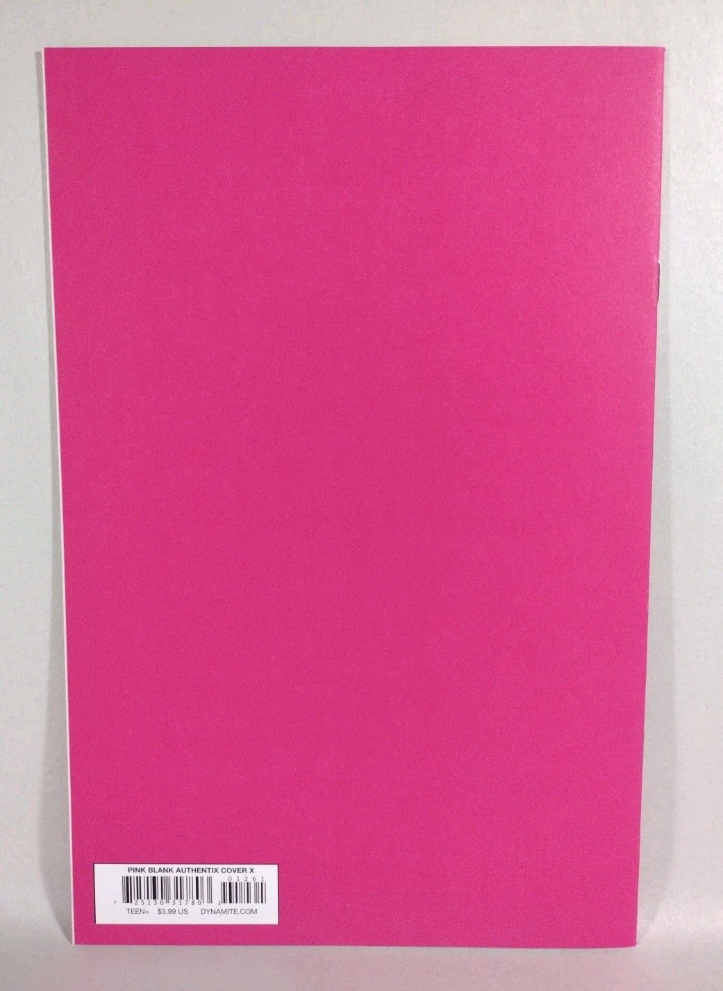 Bettie Page Alien Agenda #1 (2022) Dynamite Pink Blank Cover Variant Comic NM