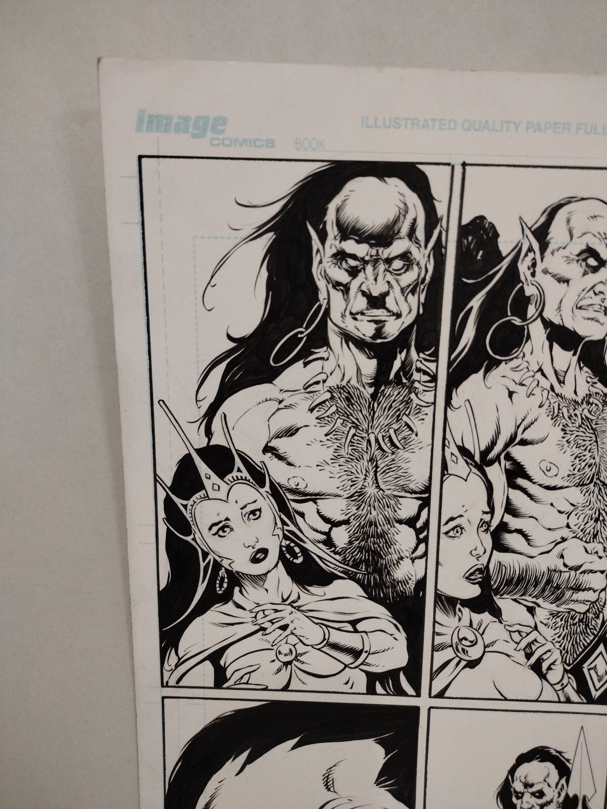 Moon Maid (2009) Image Comic Art board Original Tim Vigil Art Page 13