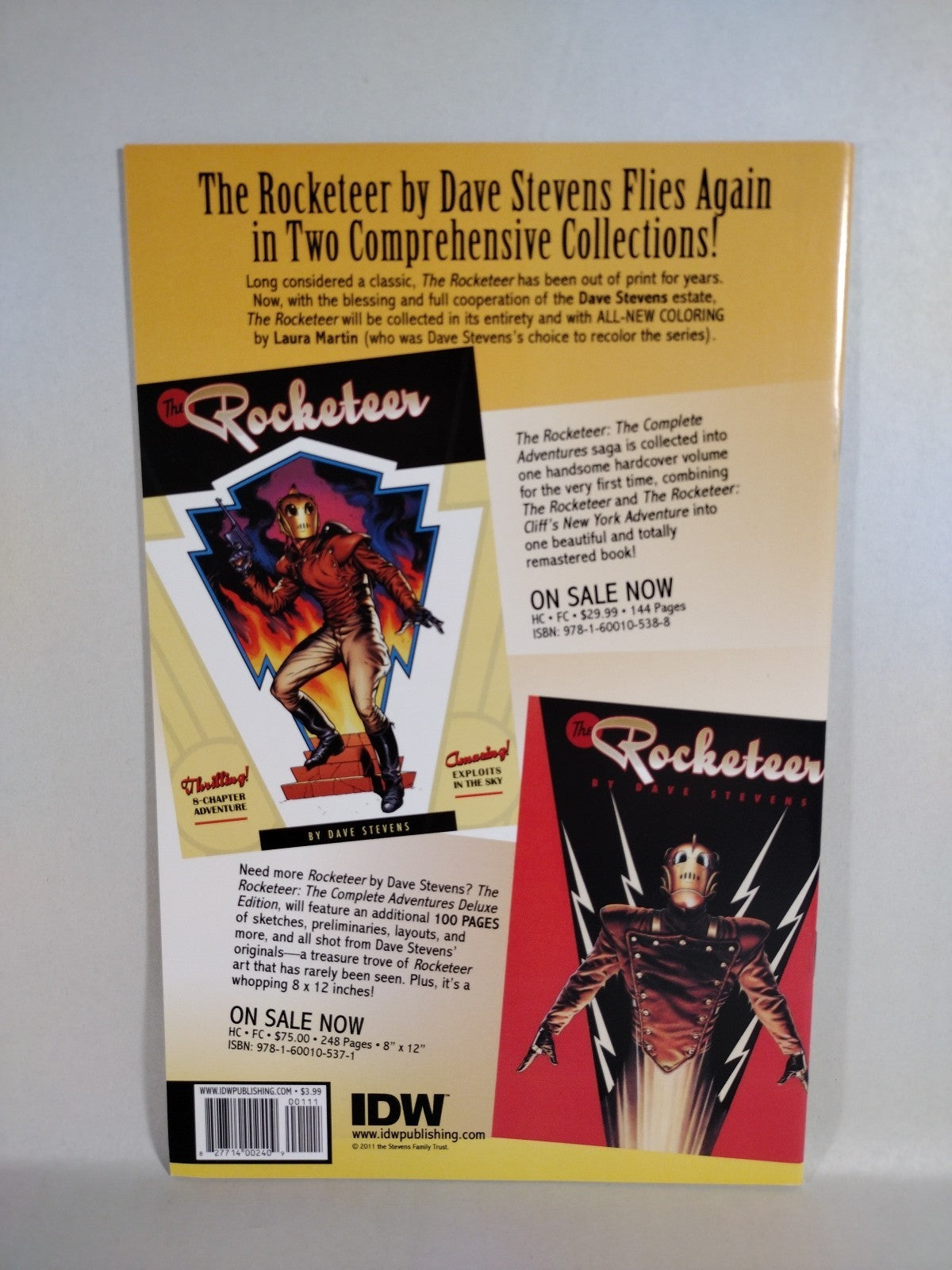 ROCKETEER ADVENTURES (2011) Complete IDW Comic Set #1-4 + ADVENTURES 2 #2-4 NM