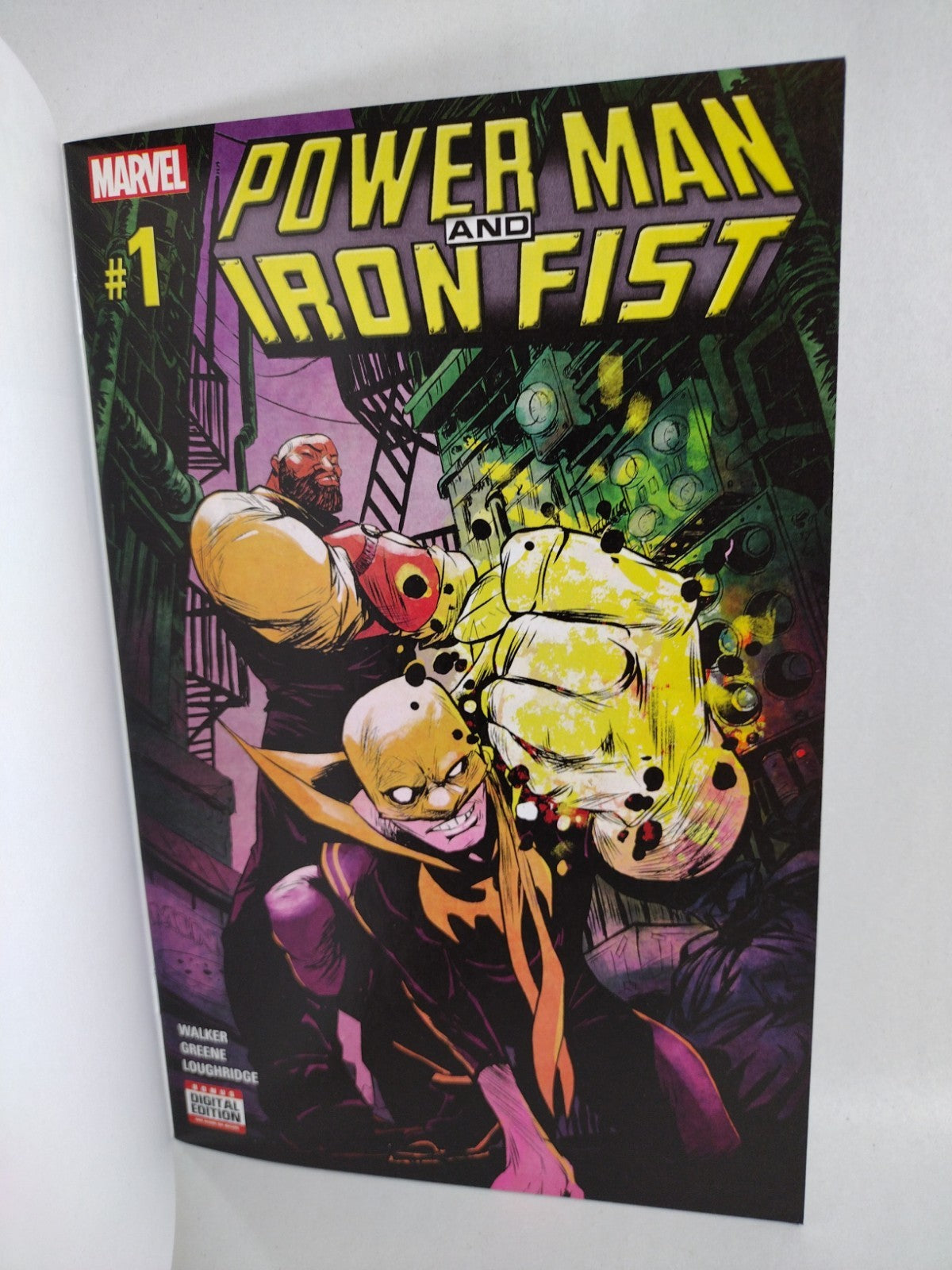 Powerman And Iron Fist #1 (2016) Marvel Blank Sketch Variant Cover VF-NM