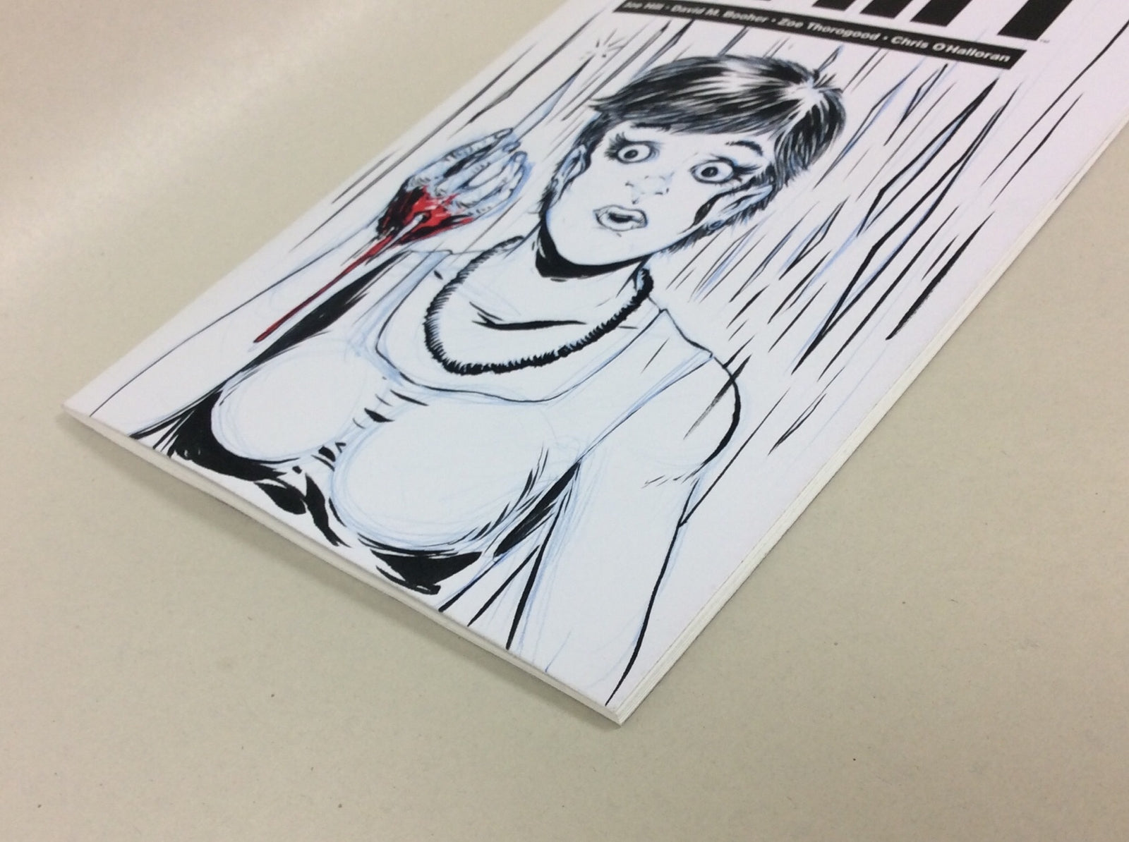 Rain #1 (2022) Image Sketch Cover Variant Comic W Original Art Dave Castr Art