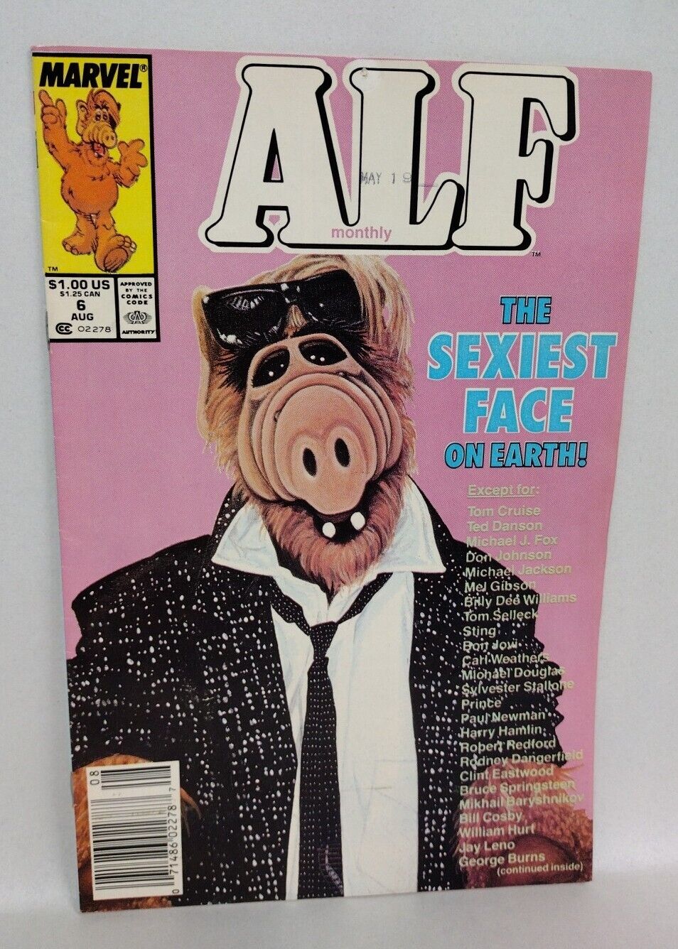 Alf (1988) Marvel Star Comic Lot Set #4 6 11 17 Gordon Shumway Halloween Issue