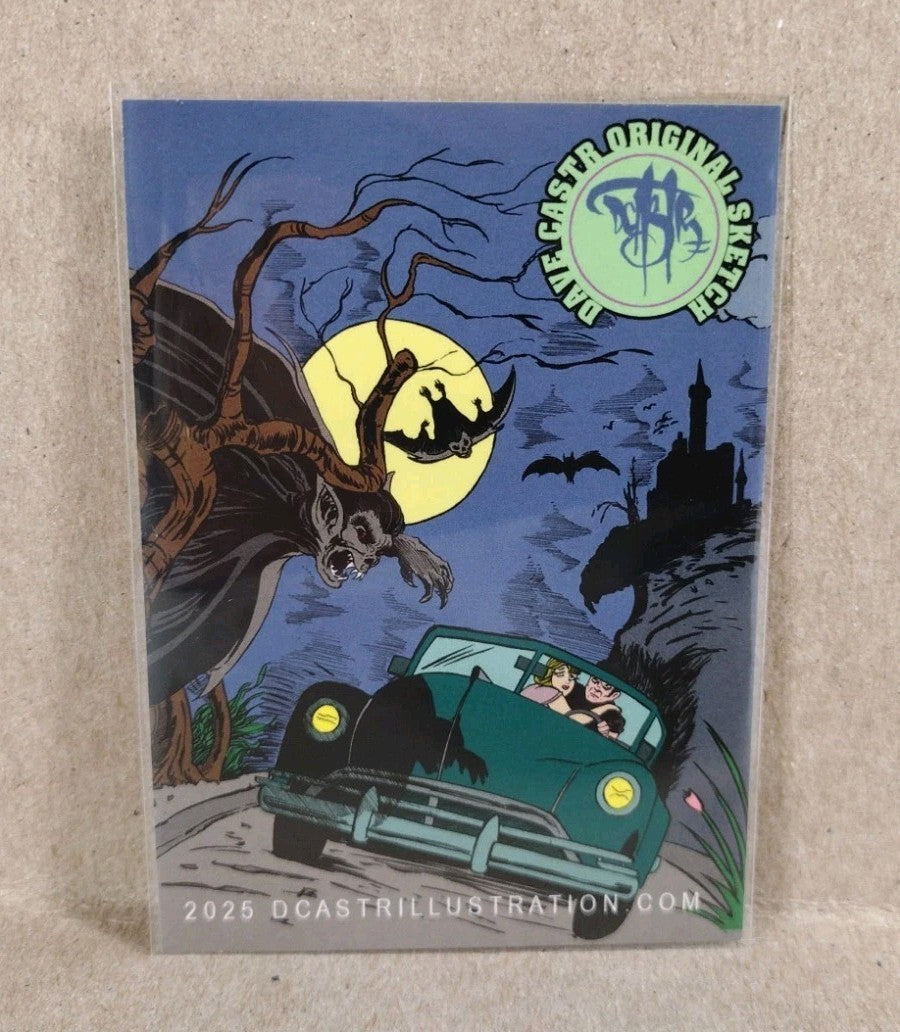 Dave Castr Crusin (2025) OAC Sketch Card W Original Spawn Art ACEO