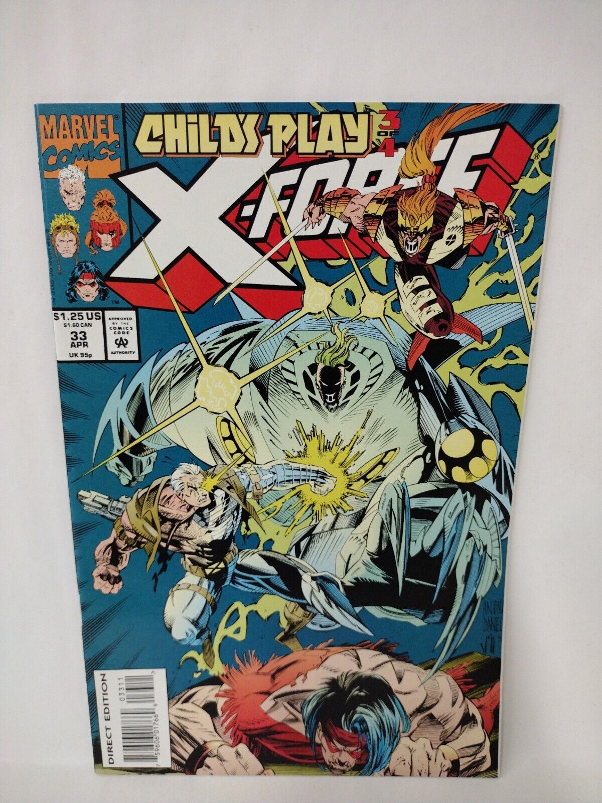 Marvel Comics CHILD'S PLAY Complete Story X-Force 32 33 New Warriors 45 46 VF-NM