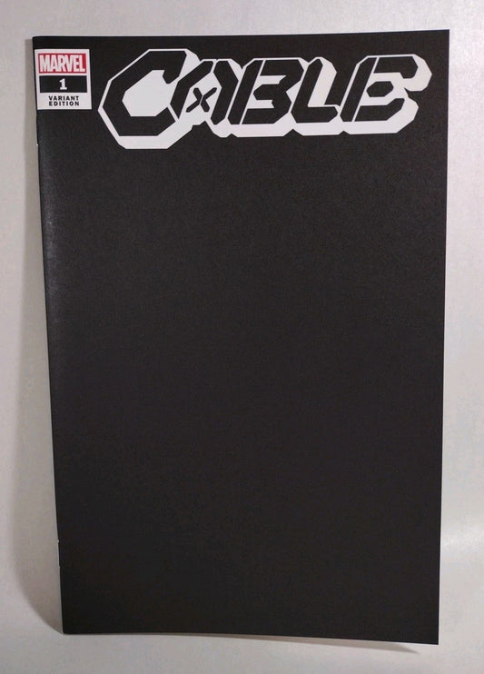 Cable #1 (2020) Marvel Black Blank Sketch Variant Cover New NM 
