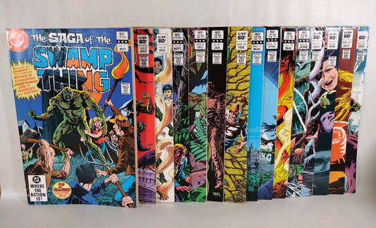 Saga Of The Swamp Thing (1982) DC Comic Lot 1 3-5 8-18 GD-VG