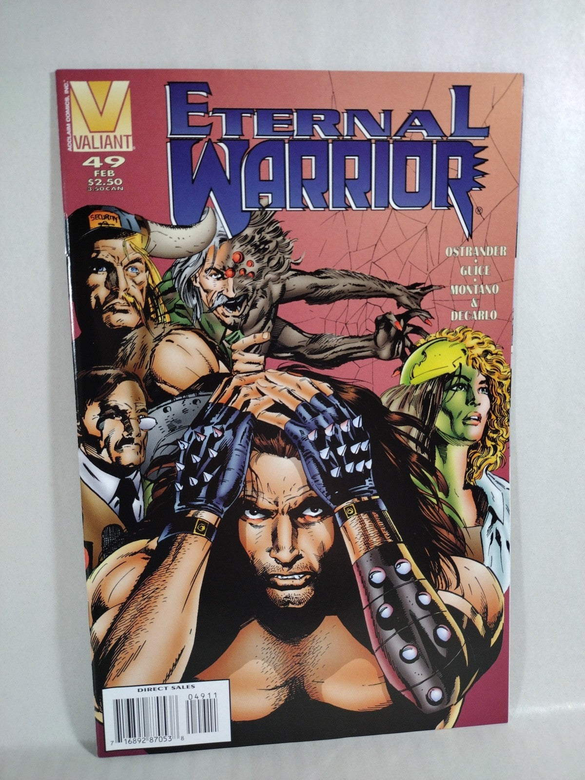 Eternal Warrior #49 50 (1996) Valiant Comic Lot Last Issues Ostrander Guice VF