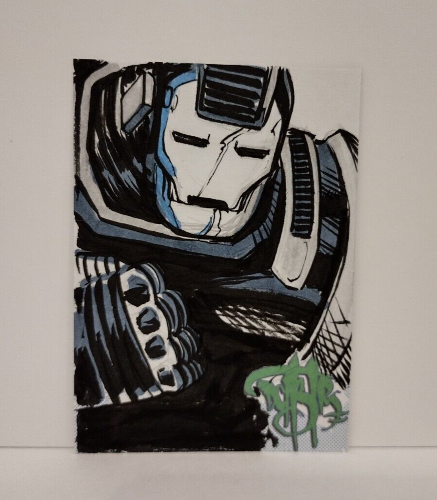 DCastr Iron Claw Series Personal Sketch Card Original 1/1 War Machine Art Holder