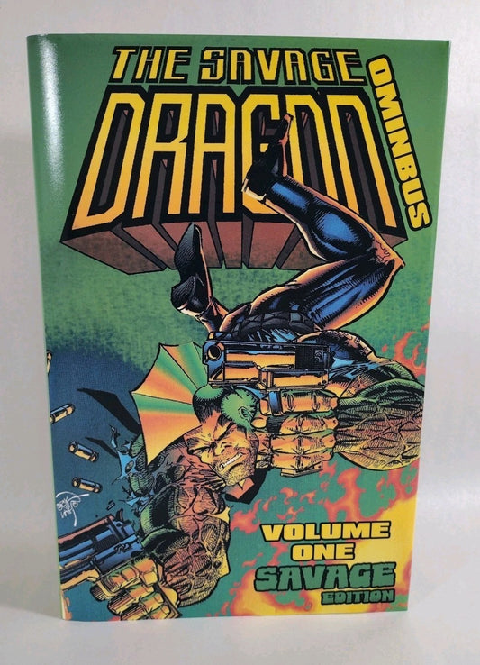 Savage Dragon Omnibus Savage Edition (1992) Image Custom Bound Comic HC W DJ
