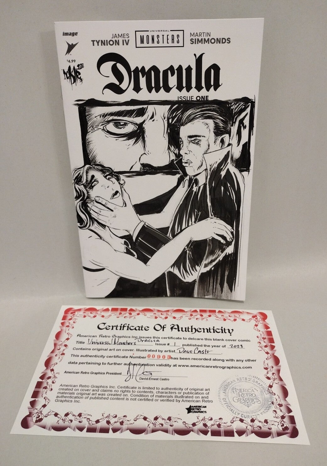 universal monsters dracula comic Universal Monsters DRACULA #1 (2023) Image Comics Sketch Variant W Ori – American Retro Graphics