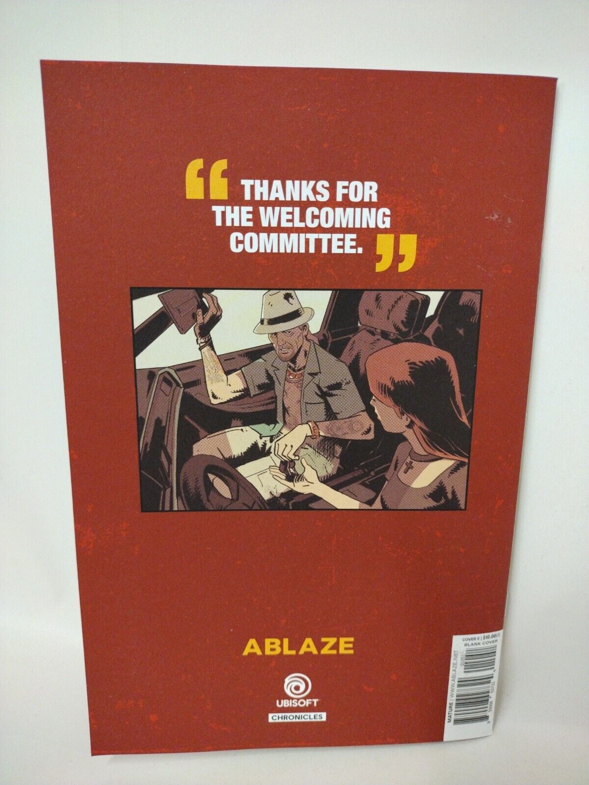 FarCry Esperanza's Tears #1 (2022) Ablaze Blank Cover Comic w Original Art ARG