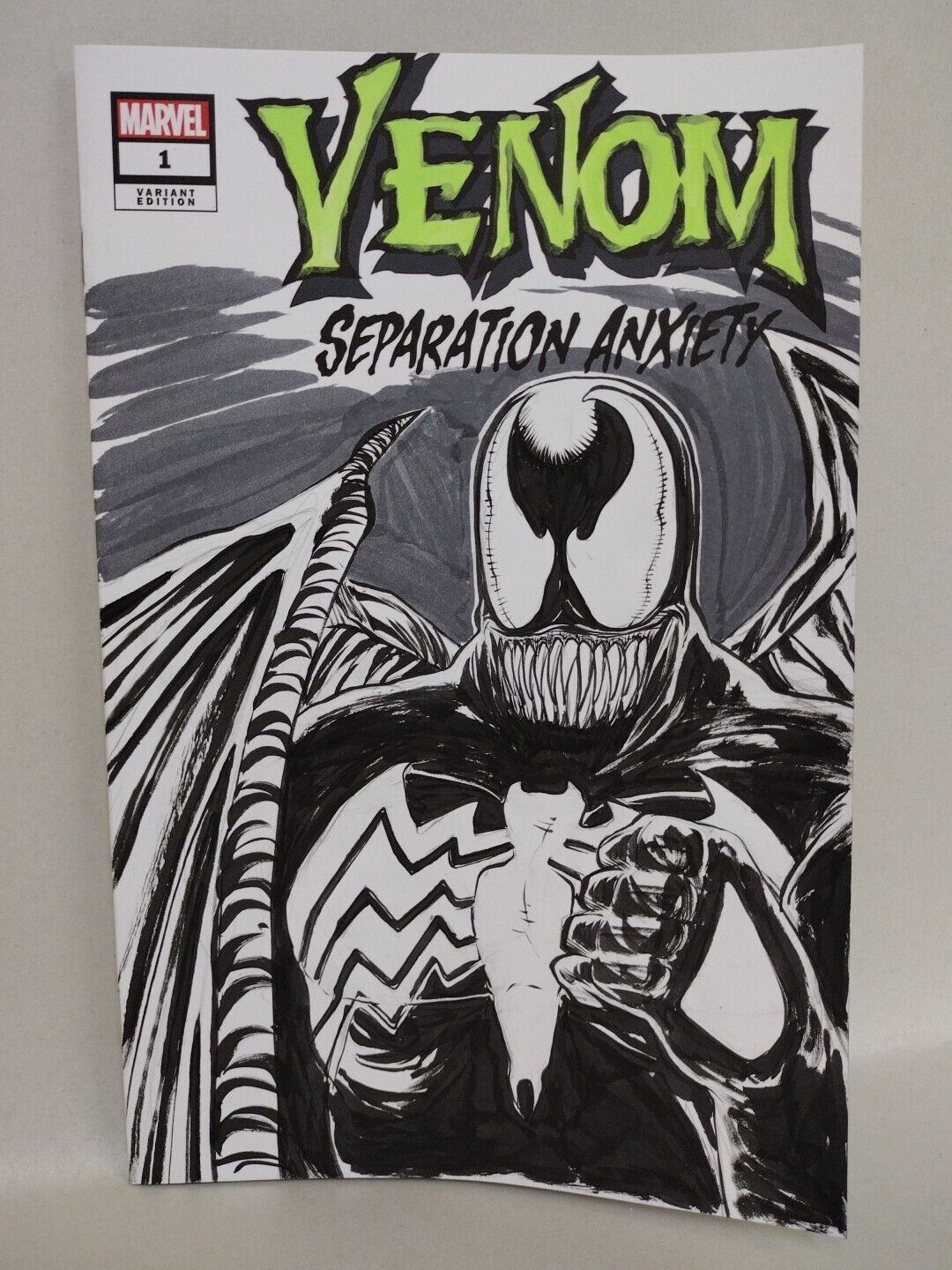 VENOM Separation Anxiety #1 (2024) Marvel Sketch Var W Original Dave Castr Art