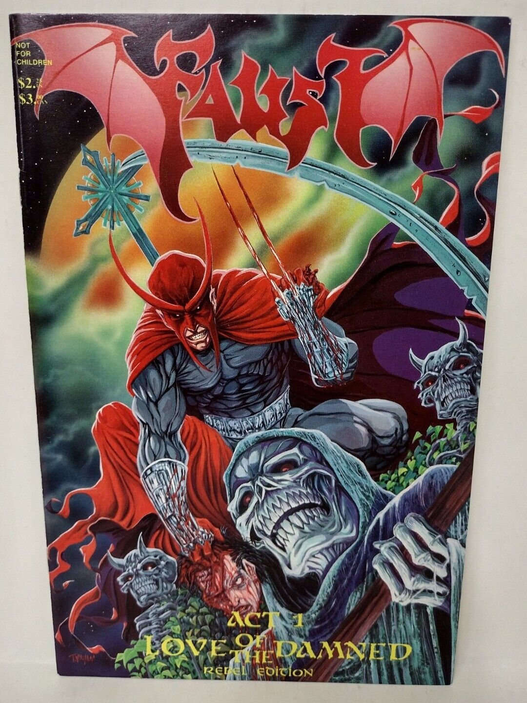 Faust Love Of The Damned Act 1 (1991) Rebel Studios 4th Print Tim Vigil