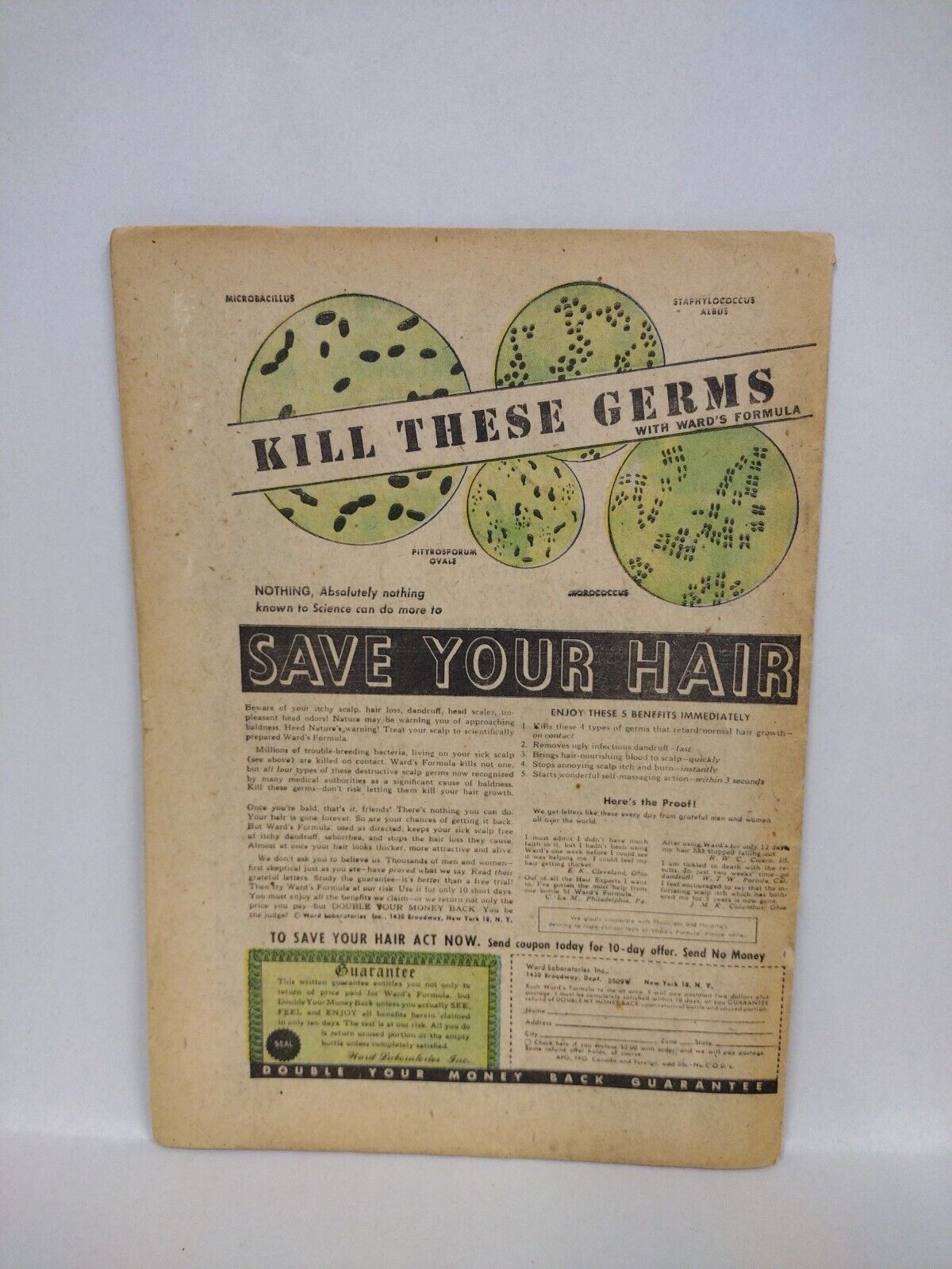 Coveress Golden Age Crime Comic Detective Headline Justice Traps The Guilty 