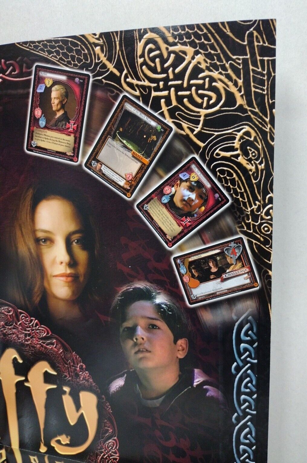 BUFFY THE VAMPIRE SLAYER (2001) Score Card Game Promo Poster 16 X 22" Folded 