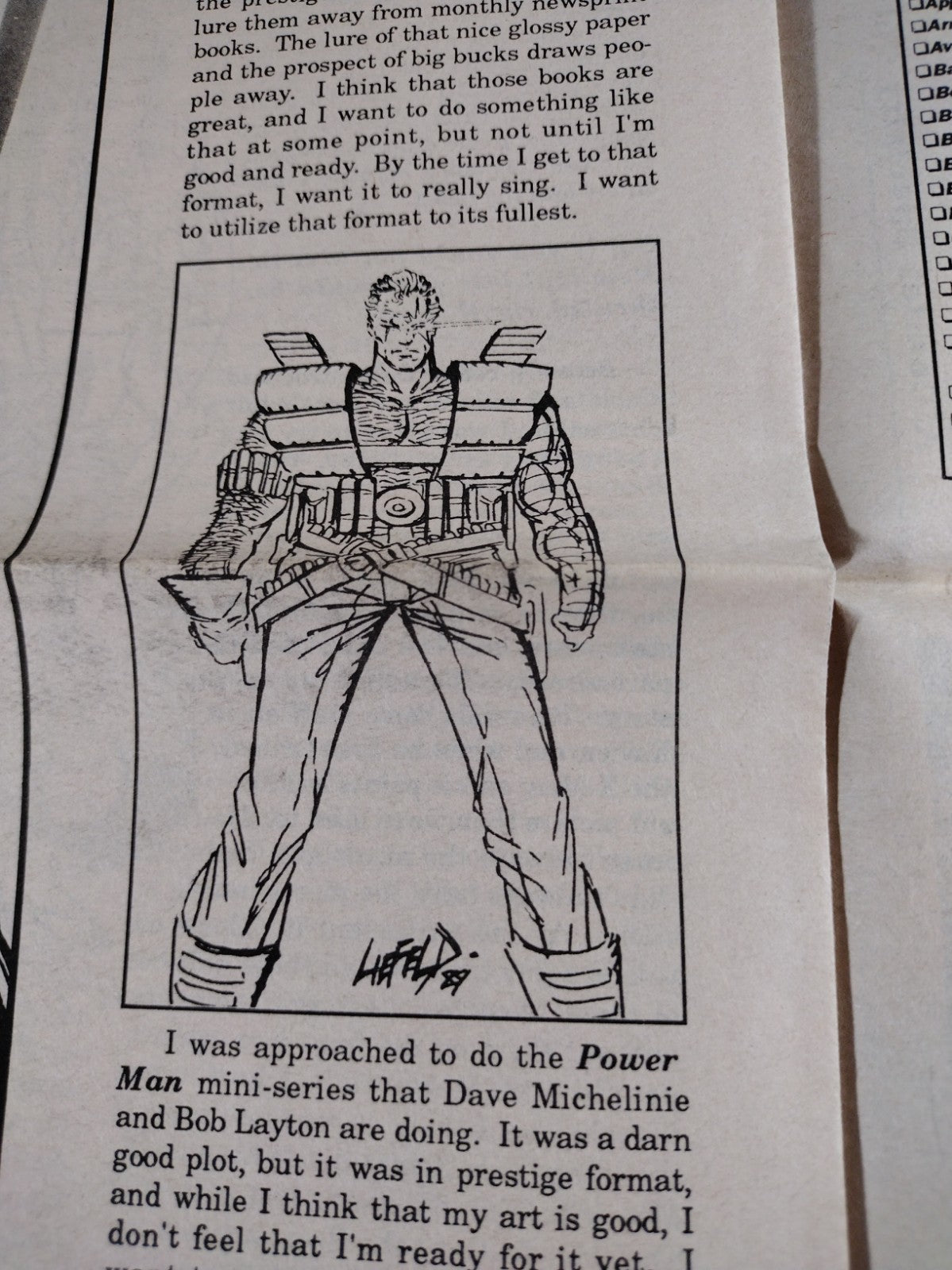 Comic Shop News 118 August 27 1989 Newsletter 1st New Mutants Cable Shown Named