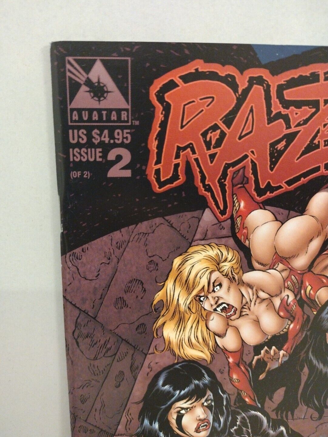 Razor Till I Bleed Daylight (2000) Complete Avatar Comic Set #1 2 Ravening #1 NM