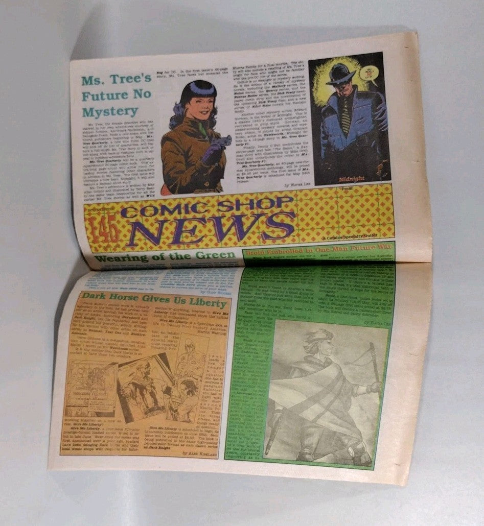 Comic Shop News #145 (1990) Jan 4th Newsletter Dale Keown Hulk Cover Art Batman