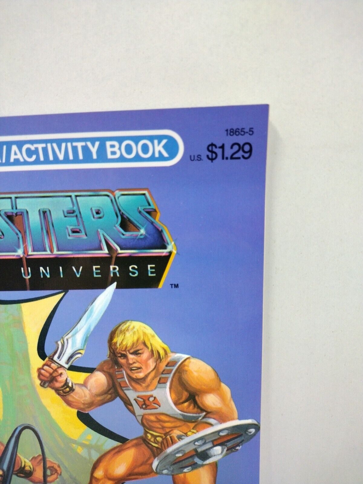 Masters Of The Universe (1985) Giant Color Activity Golden Book Beast Man New