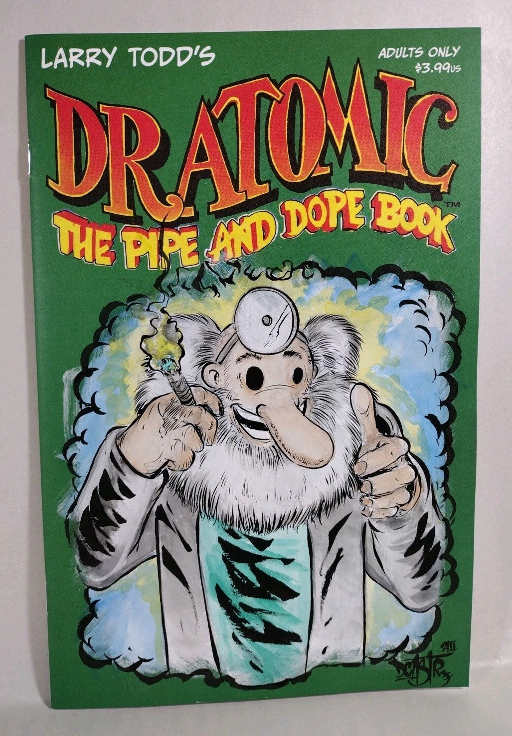 Dr Atomic 1 (2023) Larry Todd Image Comic Sketch Cover W Original Dave Castr Art