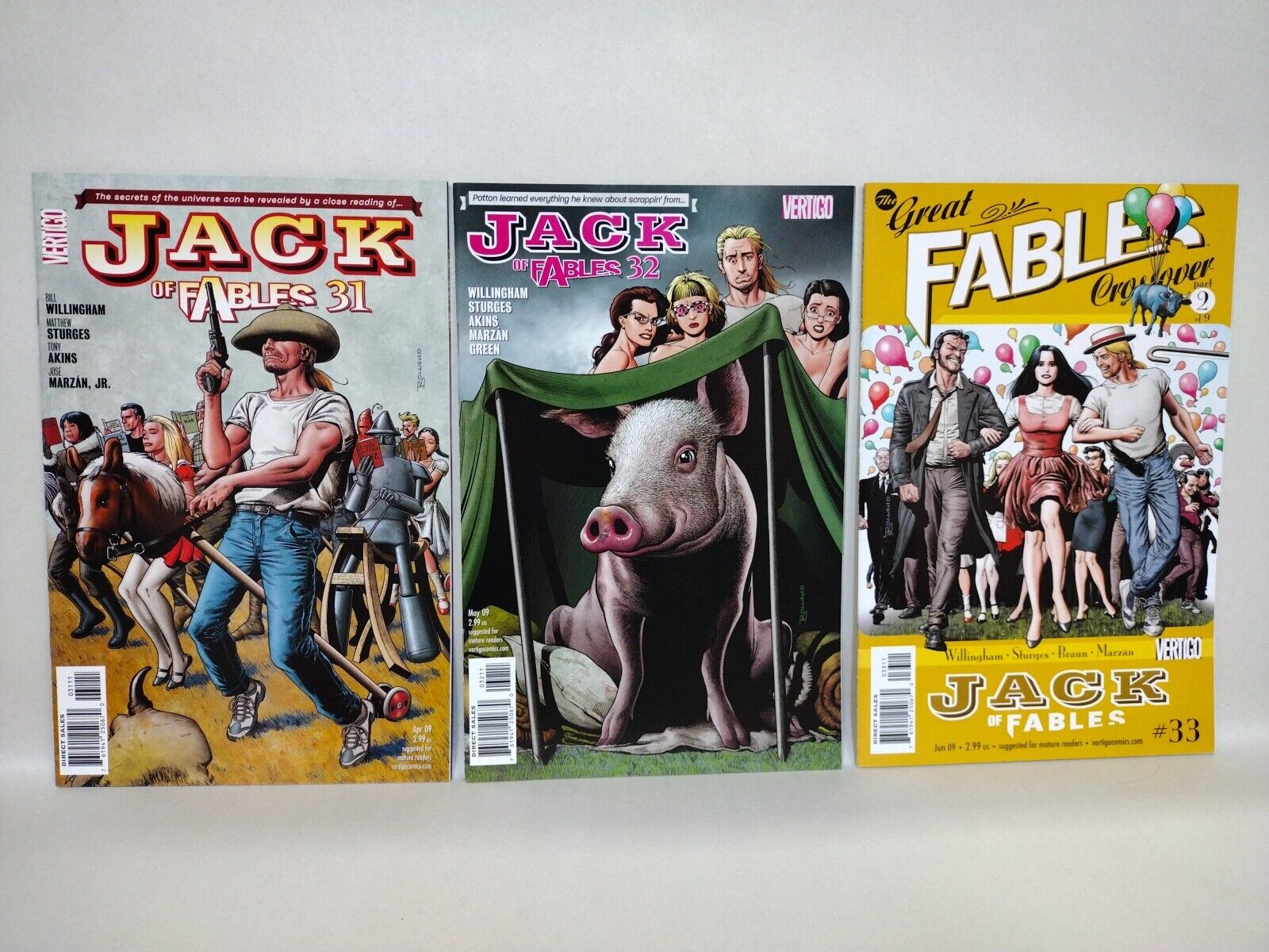 Jack Of Fables (2006) Complete Vertigo Comic Run Set #1-50 # Literals #1-3 VF-NM