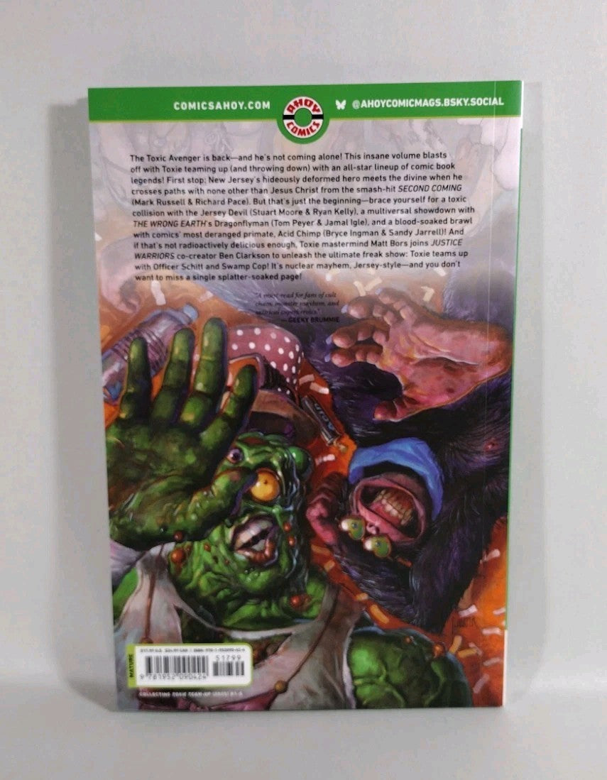 Toxic Avenger Team-Up (2026) Ahoy Comics TPB Signed Mark Russell
