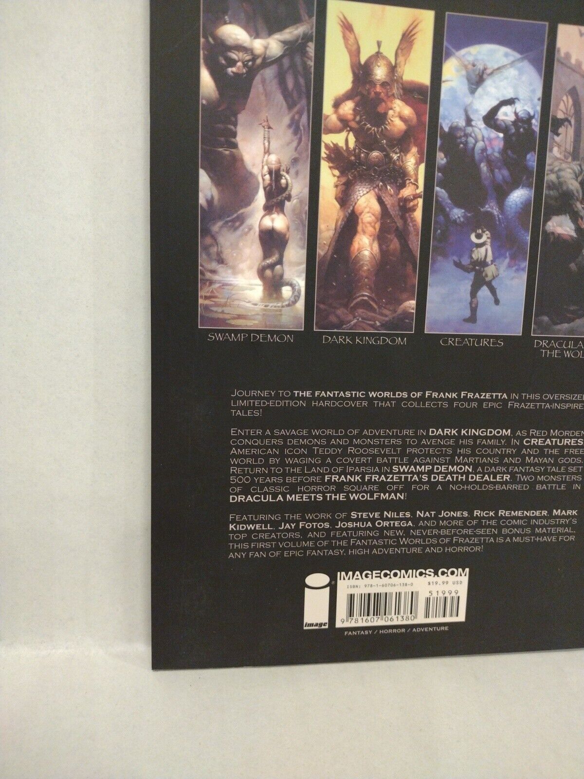 Fantastic Worlds of Frazetta Vol 1 (2009) Image TPB SC Dracula Wolfman Remender