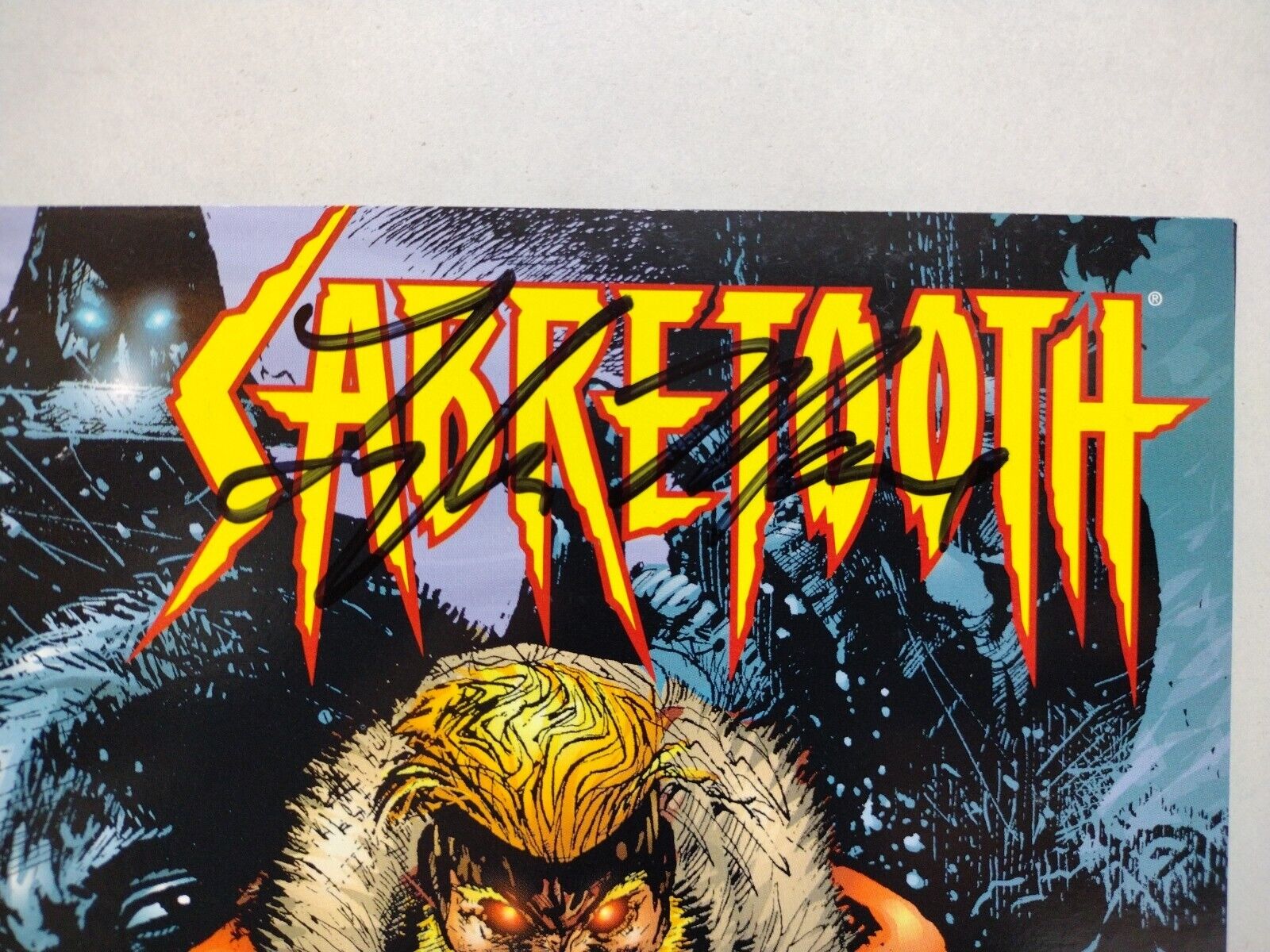 Sabertooth Back To Nature #1 (1998) One-Shot Signed Tyler Mane W COA Frank Teran