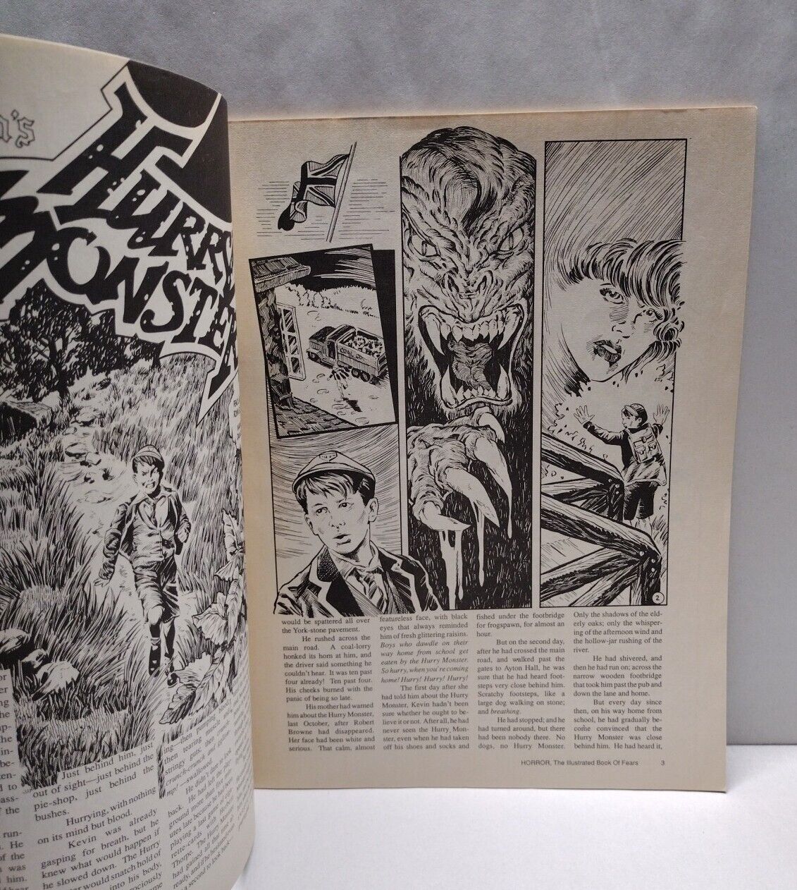 Horror: Illustrated Book Of Fears (1990) Northstar Comic Magazine Lot Set #1 & 2