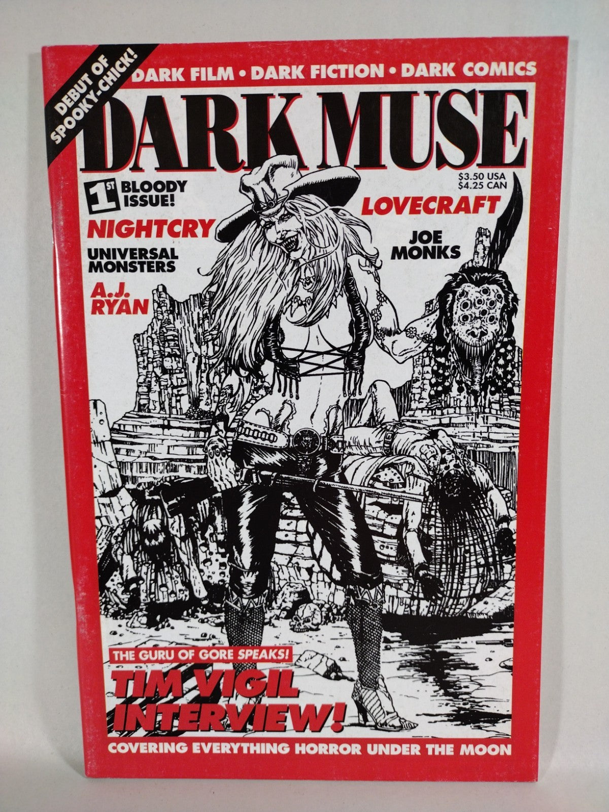 Dark Muse Magazine (1995) Lot Set #1 2 Horror Comic Hellraiser Tim Vigil