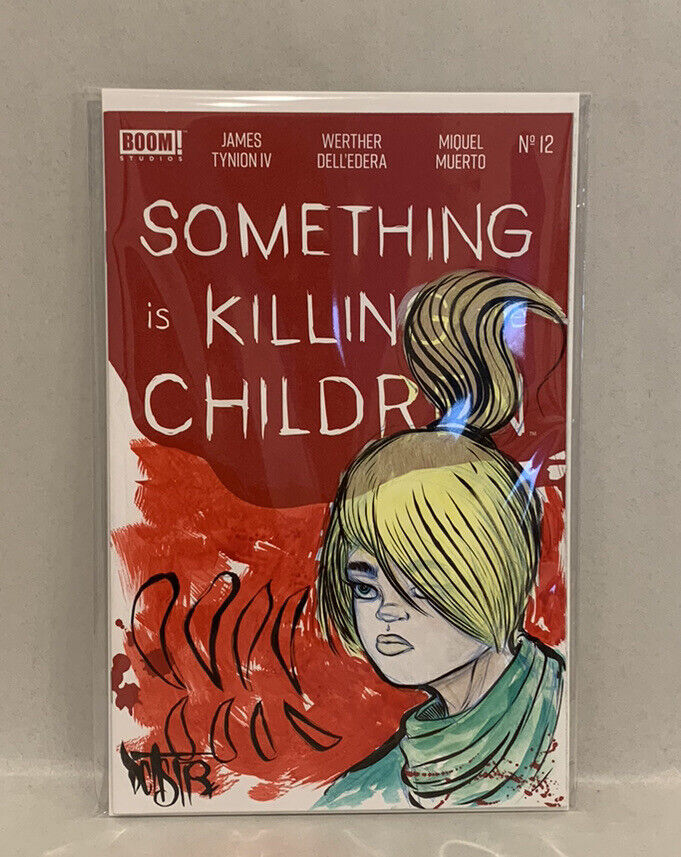 SOMETHING IS KILLING THE CHILDREN #12 Blank Variant Cover Comic W Original Art