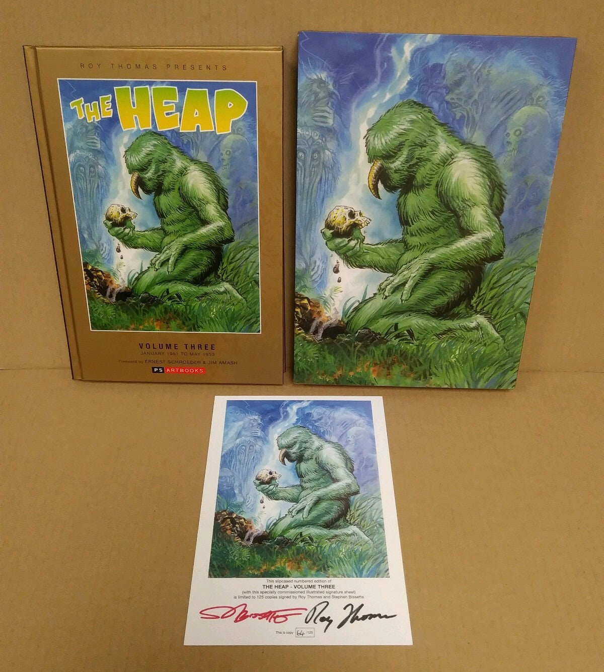 Heap, The Vol 3 HC PS Artbook Slipcase Edition Rare Signed Steve Bissette 64/125