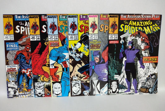 Amazing Spider-Man 1989 Assassination Plot Complete Marvel Comic Series 320-325