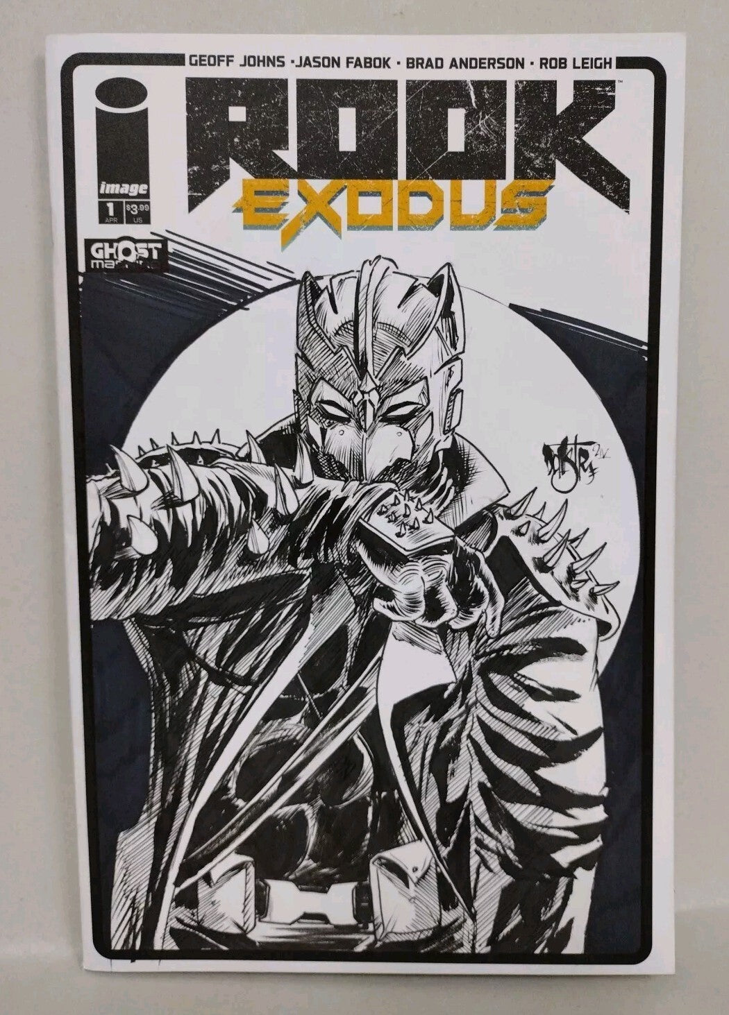 Rook Exodus 1 (2024) Ghost Machine Sketch Cover Var Comic W Original DCastr Art