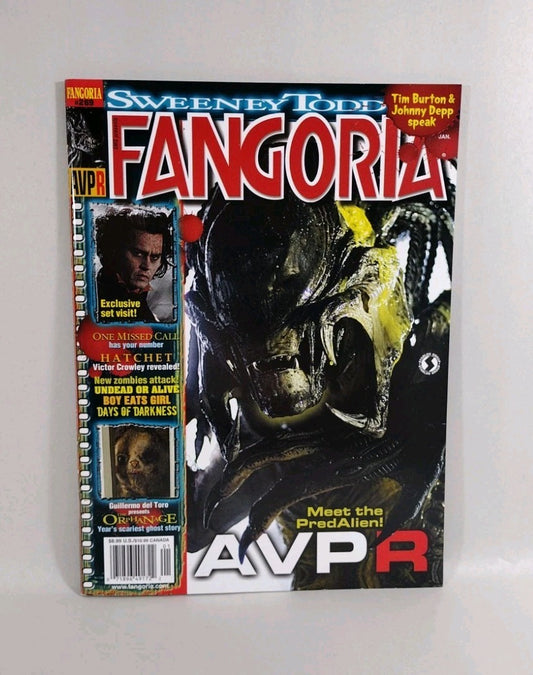 FANGORIA Magazine #269 (2007) Sweeney Todd AVPR Hatchet Orphanage NM