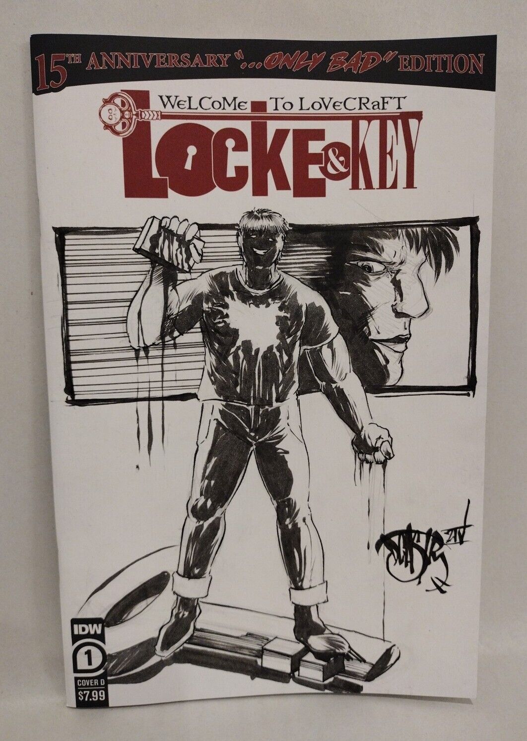 Locke And Key #1 (2023) Anniversary Ed Sketch Cover W Original Dave Castr Art