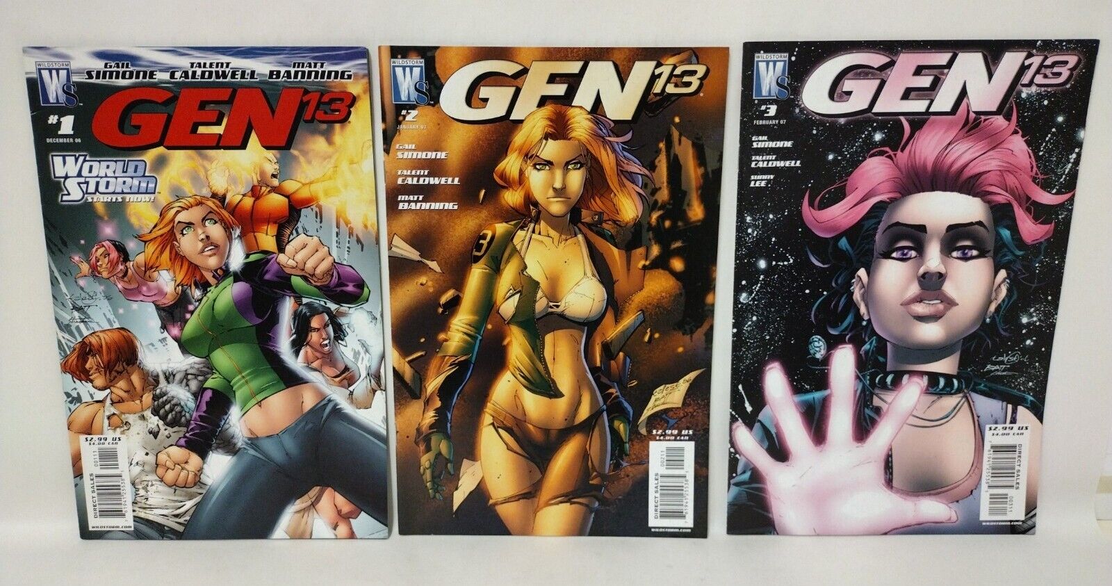 Gen 13 (2006) Wildstorm Comic Lot 1 2 3 4 5 6 7 8 9 Carny Folk #1 Gail Simone