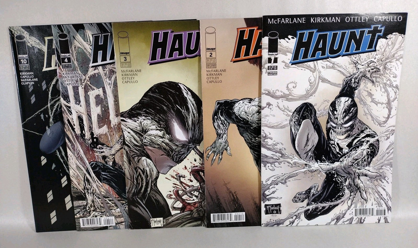 Haunt (2009) Image Comic Lot Set #1 3rd Print #2 2nd Print #3 4 10 F-VF