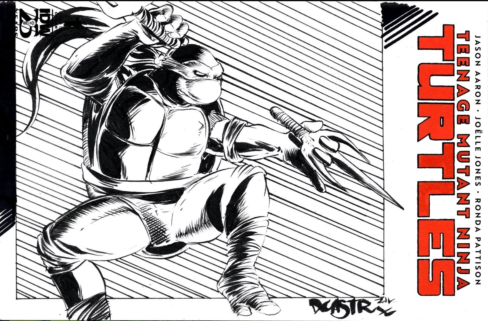 Teenage Mutant Ninja Turtles #1 (2024) IDW Sketch Cover Variant W