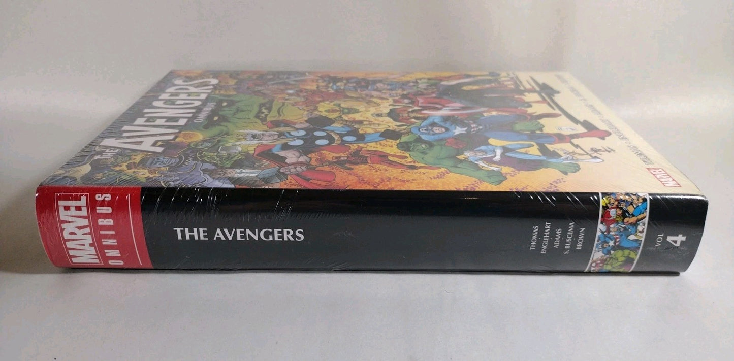 Avengers Omnibus Vol 4 Marvel Comics Hardcover Arthur Adams Cover Art New Sealed