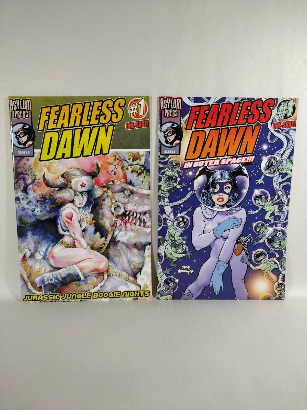 Fearless Dawn (2009) Complete Asylum Press Comic Series 1-4 +8 One Shots Mannion