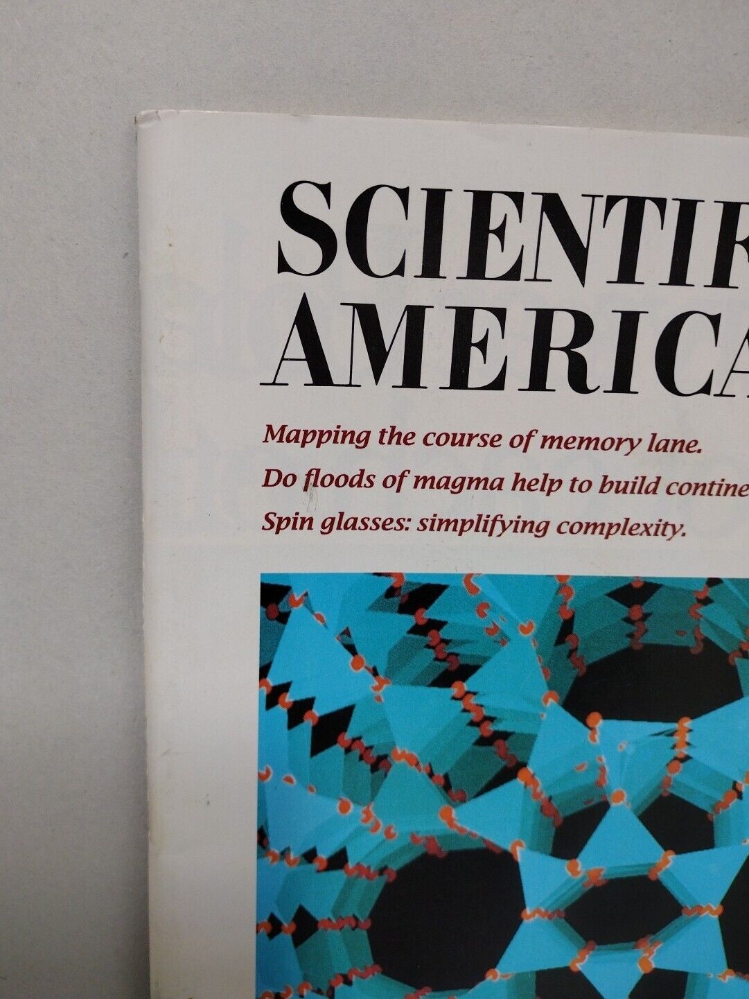 Scientific American V.261 #1 (Jul 1989) Neuroscience Volcanism At Rift VG