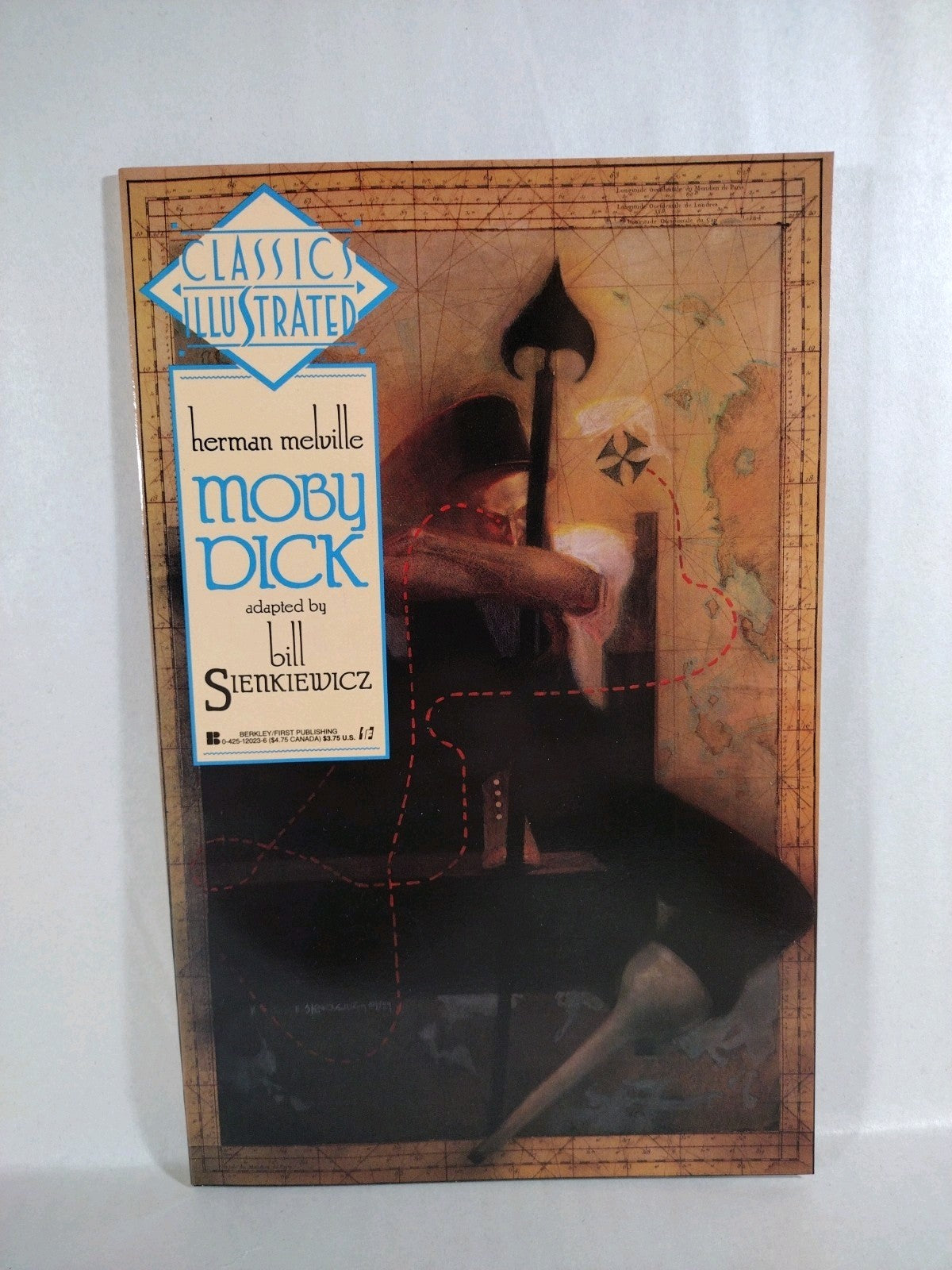 Classics Illustrated #4 (1990) Moby Dick Bill Sienkiwicz Herman Melville Comic