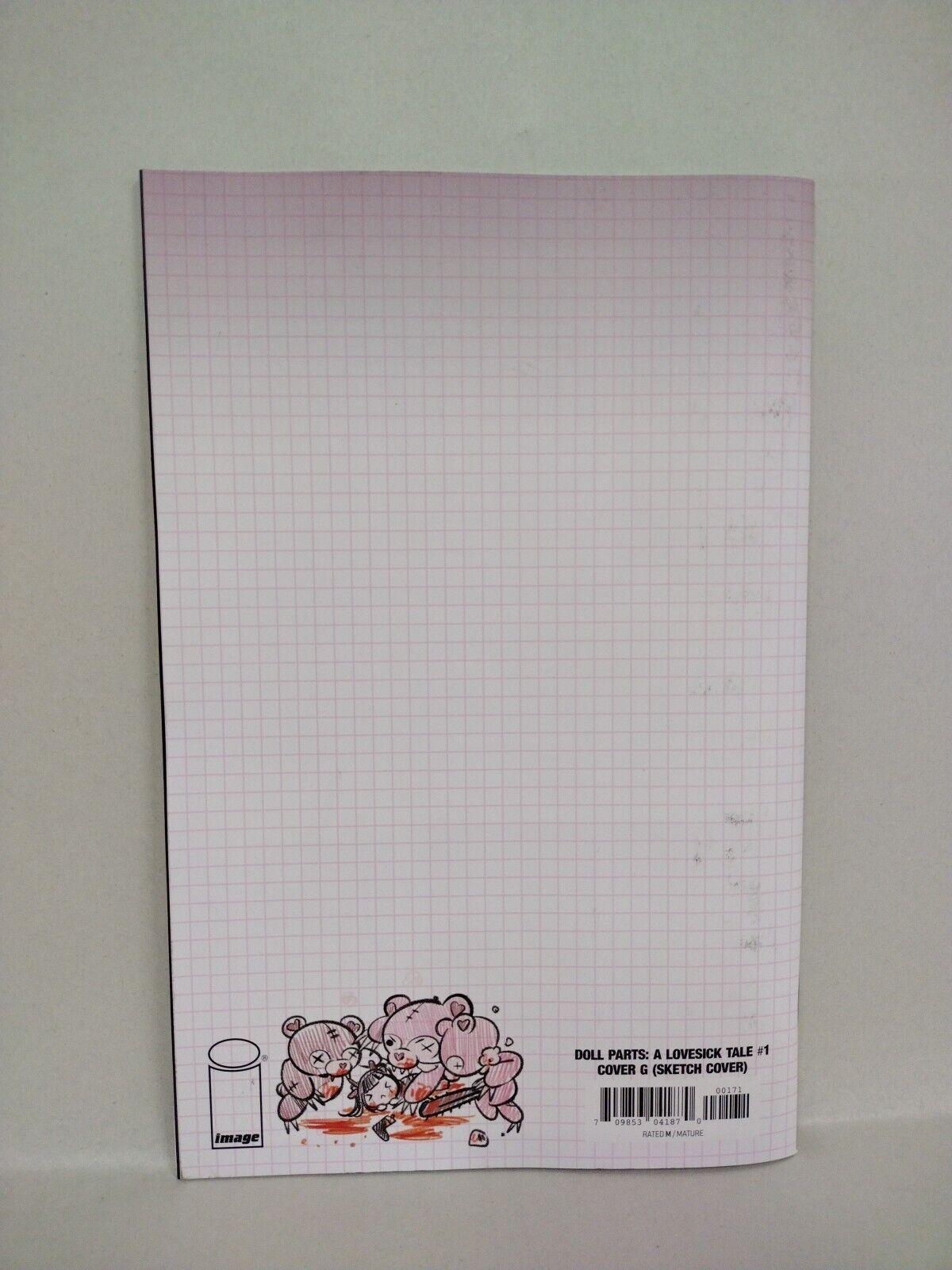 Doll Parts A Lovesick Tale 1 (2024) Cover G Sketch Variant W Original DCastr Art