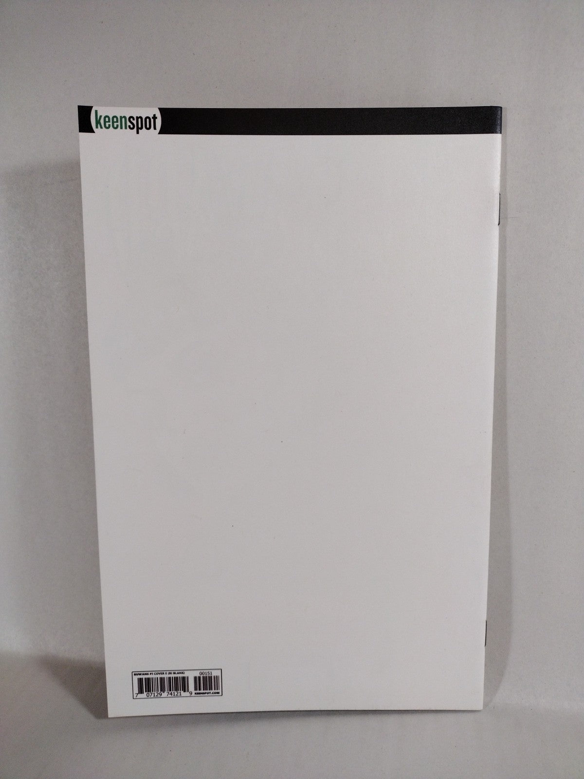 Ruwans #1 (2019) Keenspot Comic Blank Sketch Variant NM