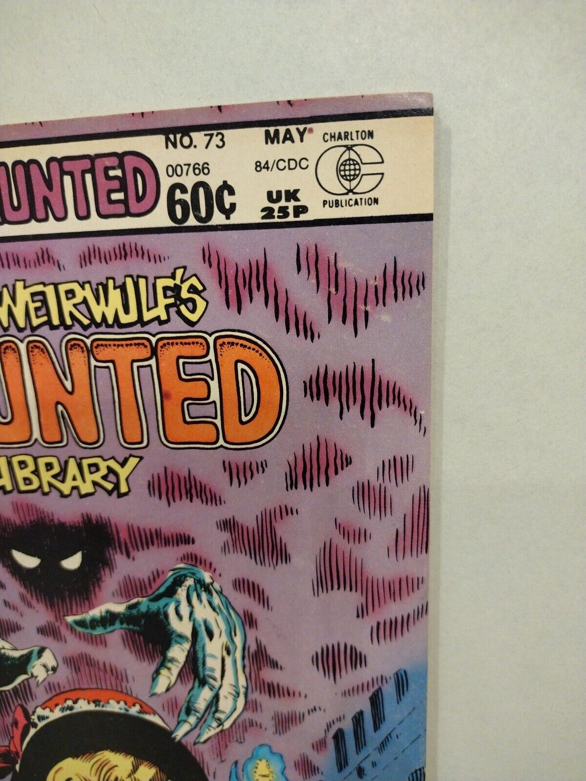 Baron Weirwulf's Haunted Library #73 (1984) Charlton Horror Comic Tom Sutton VF