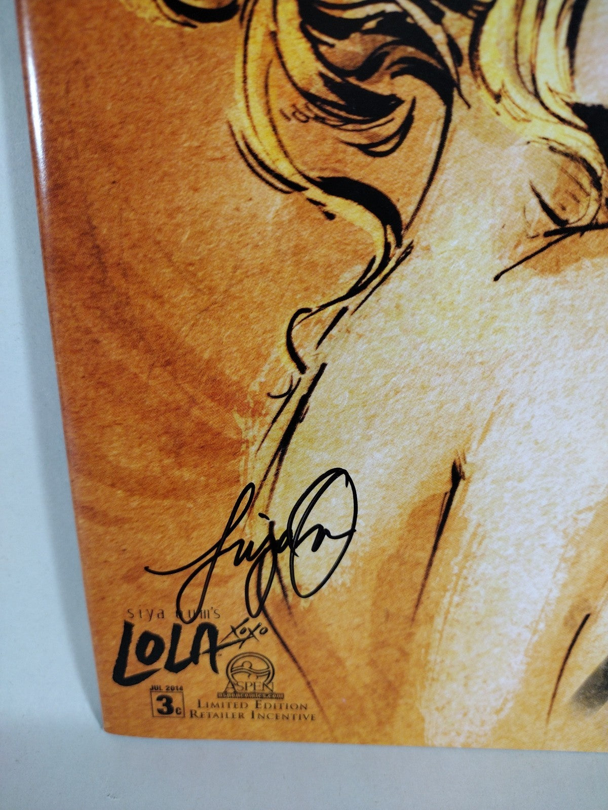 Lola XOXO (2014) Aspen Comic Lot Set 1 2 3 Signed (2017) 2 3 4 5 Siya Oum VF-NM