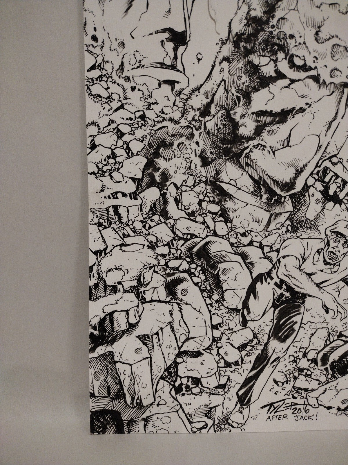 House Of Mystery 85 Tim Tyler Original Cover Recreation Art 11 X 17 Kirby Homage